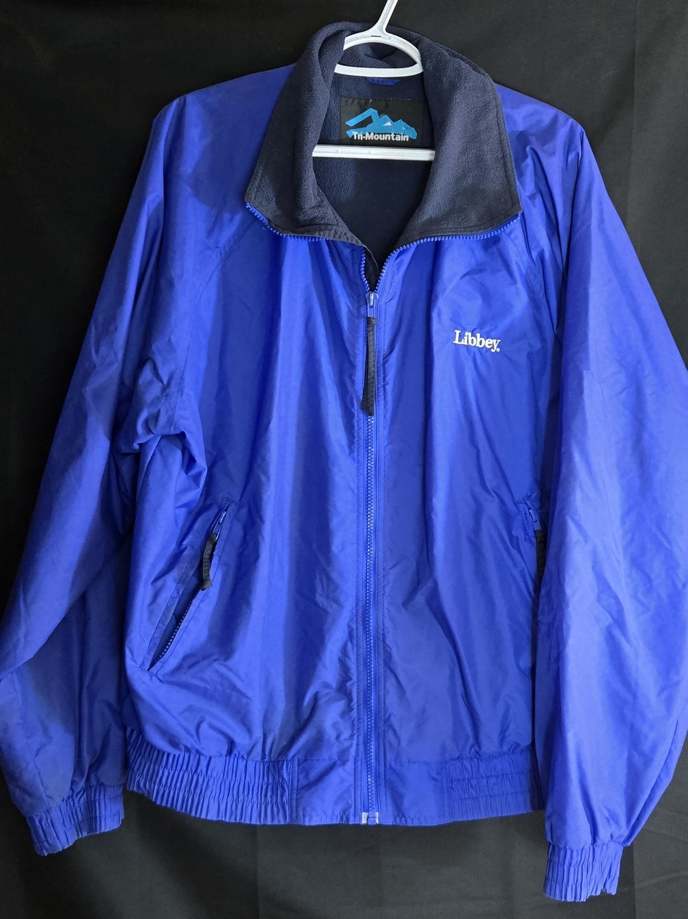 Libbey Men's Blue Windbreaker Jacket #537